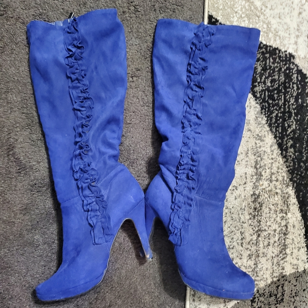 Blue boots
